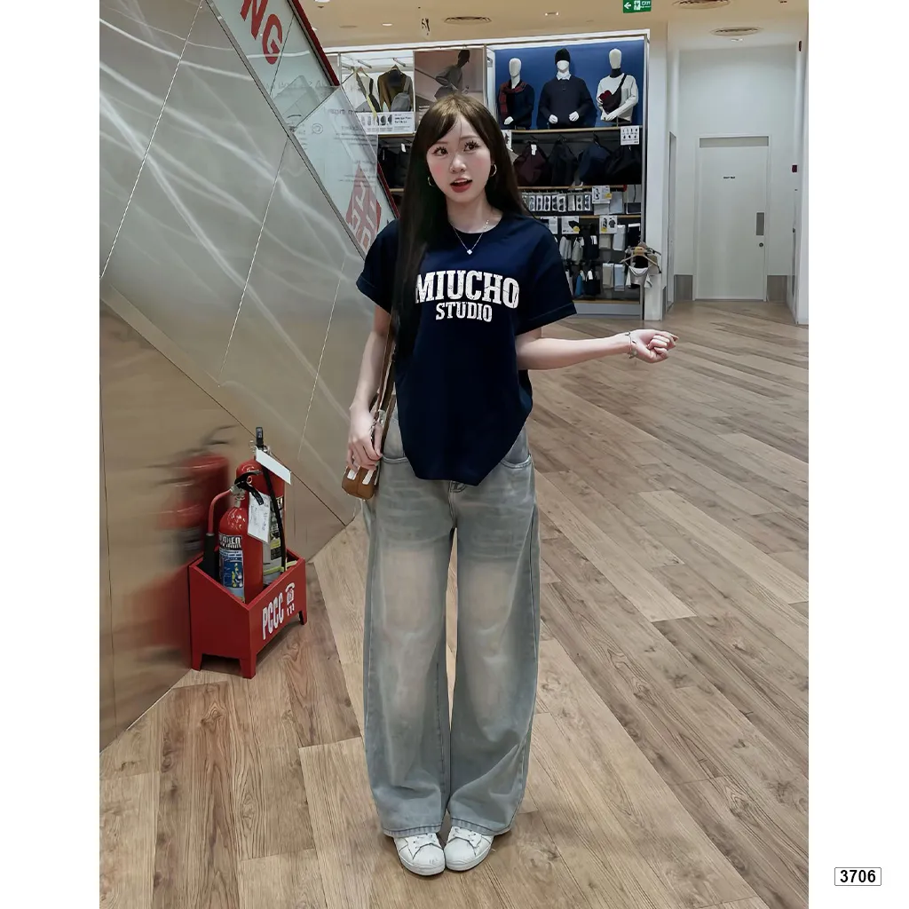 Áo thun boxy unisex phong cách đường phố Miucho Studio 3706_thumbnail_6