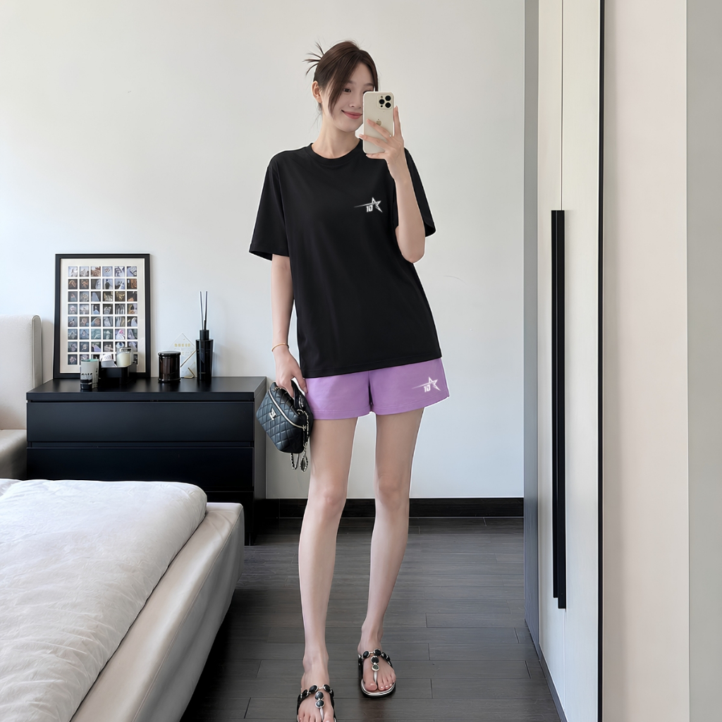[Form Rộng] Set bộ thun cotton nữ hình in ngôi sao - Loza BP693_thumbnail_1