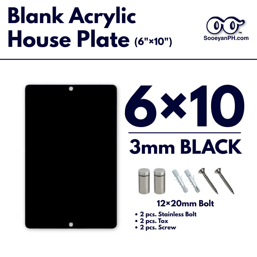 6×10 — Blank Acrylic House Plate_thumbnail_4