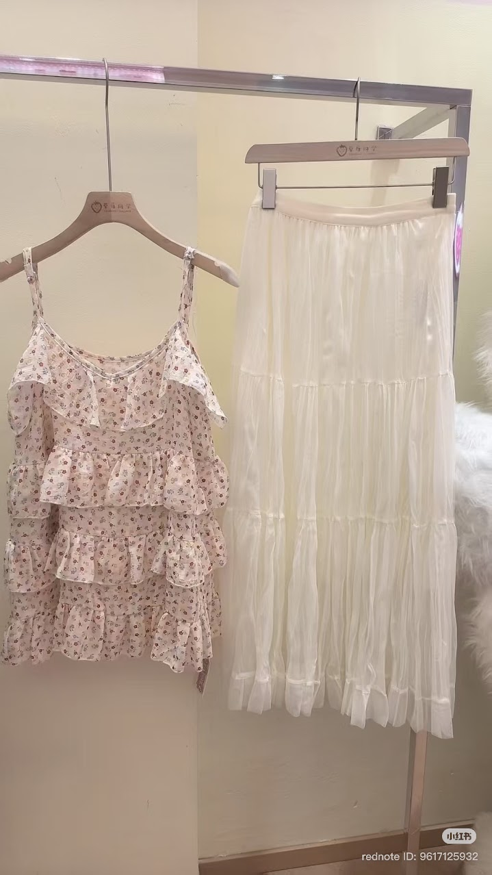 Lucas - Áo sơ mi 2 dây hoa nhí THE LIMON dáng lửng cổ tim bèo tầng_thumbnail_3