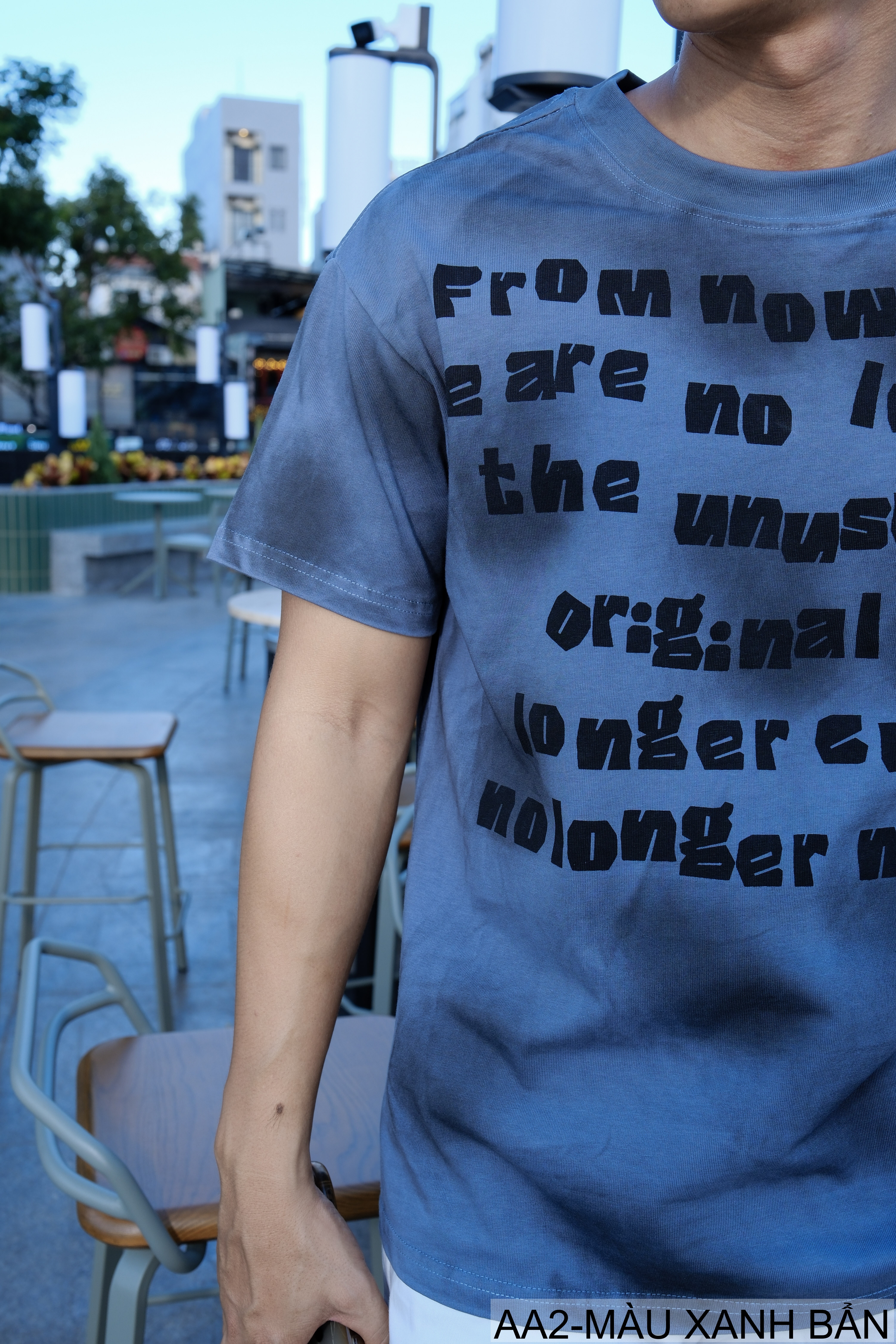 AA2 - Áo thun nam cổ tròn tay ngắn phong cách retro streetwear, chất cotton mềm, dáng rộng, màu Xanh Bẩn & Đỏ Bẩn_thumbnail_16