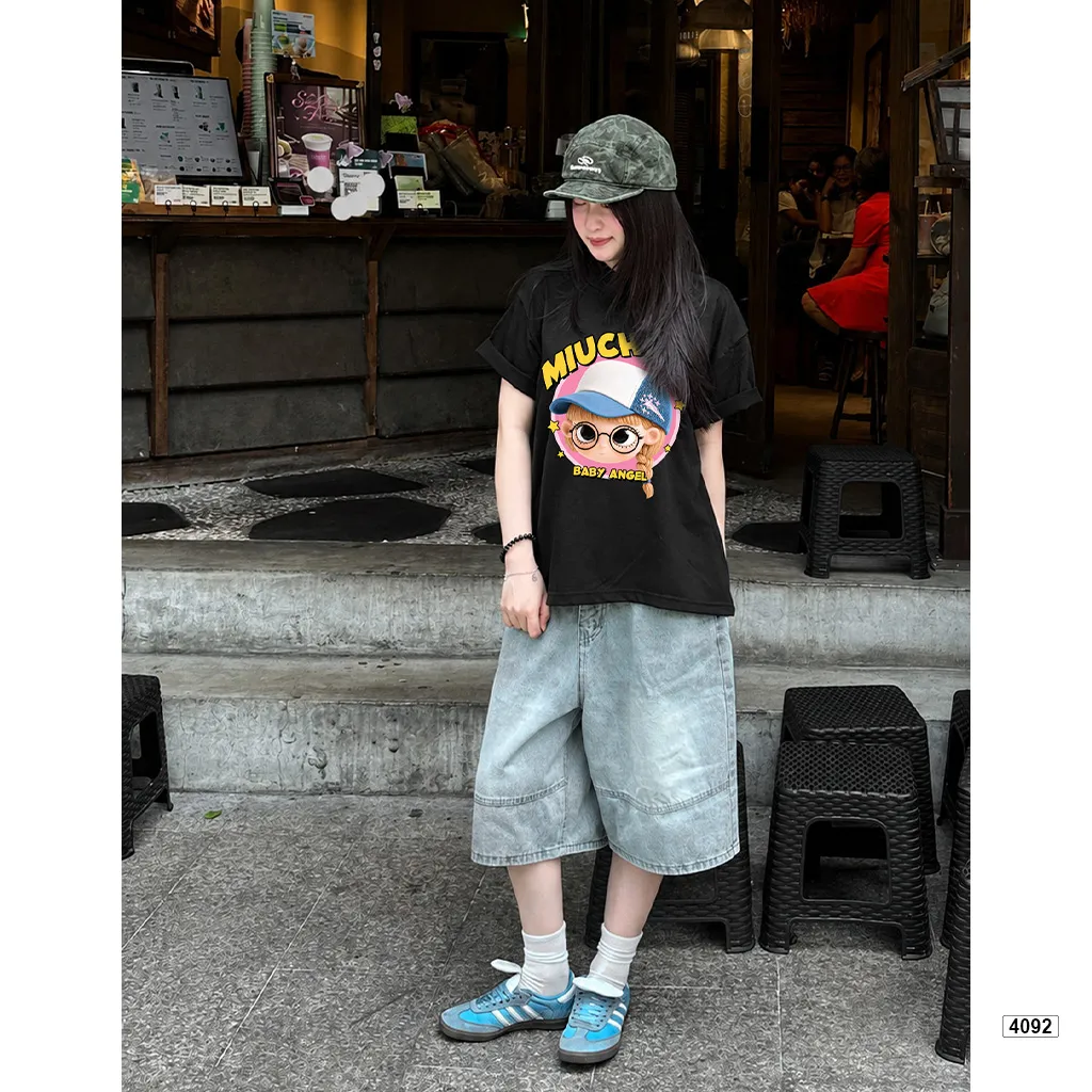 Áo thun boxy nữ Baby Angel Miucho 4092_thumbnail_2