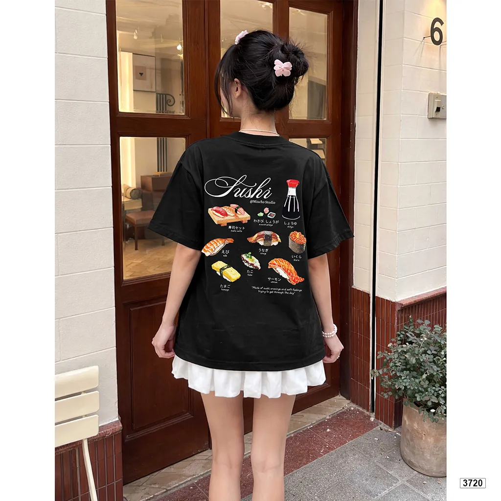 Áo thun boxy nữ phong cách dễ thương in mix Miucho 3720_thumbnail_6