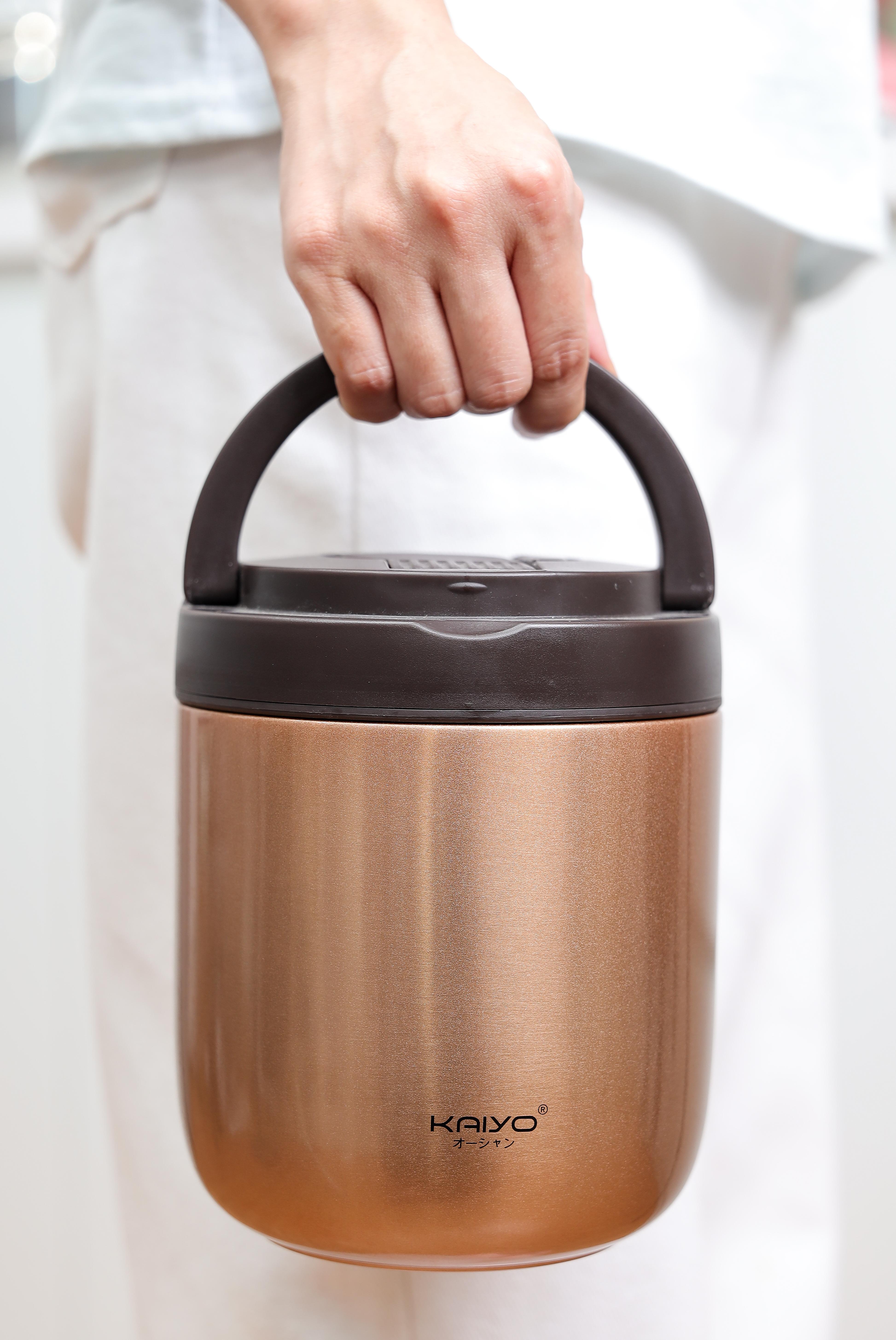 CẶP LỒNG GIỮ NHIỆT 3 NGĂN KAIYO, DUNG TÍCH 1.3L