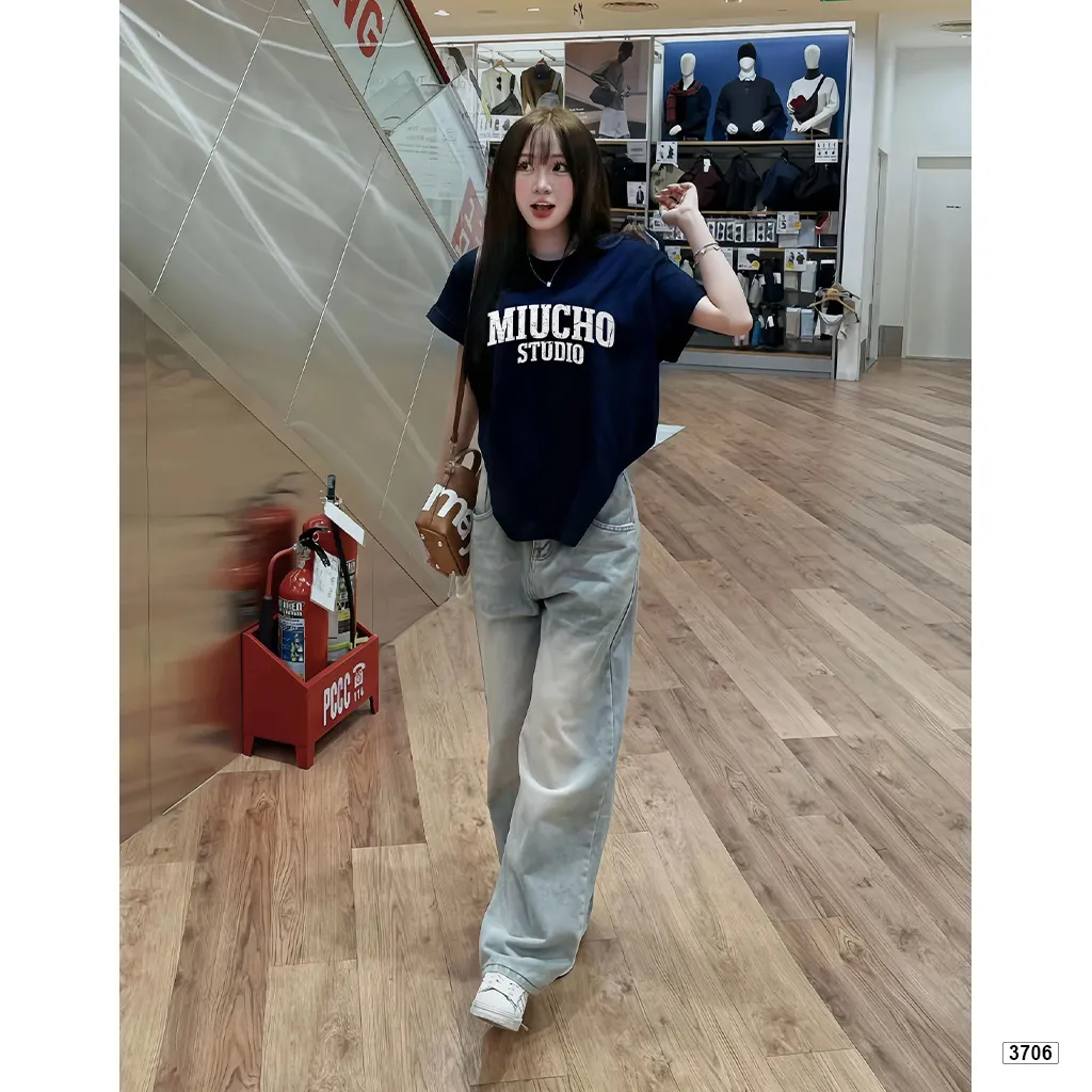 Áo thun boxy unisex phong cách đường phố Miucho Studio 3706_thumbnail_4