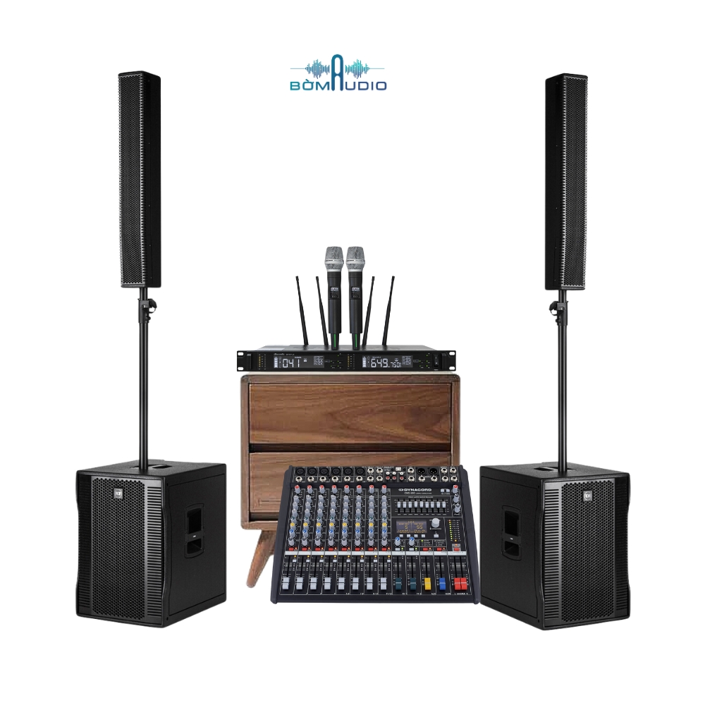 Combo Mixer DYNACORD CMS 600 + Micro DBACOUSTIC DB750PLUS + Loa RCF EVOX 12 - B284_thumbnail_1