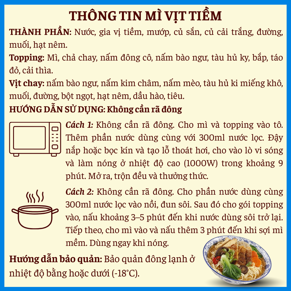 [Đông Lạnh] Mì Vịt Tiềm Chay 300g_thumbnail_2