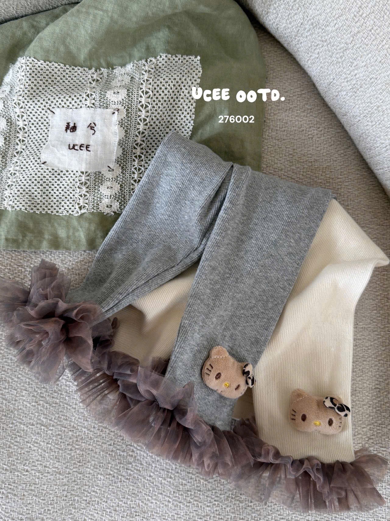 UC49 - Quần legging găn mèo bông UCEE 276002