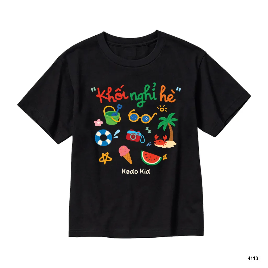 Áo thun bé trai bé gái Khối nghỉ hè Kado 4113_thumbnail_8