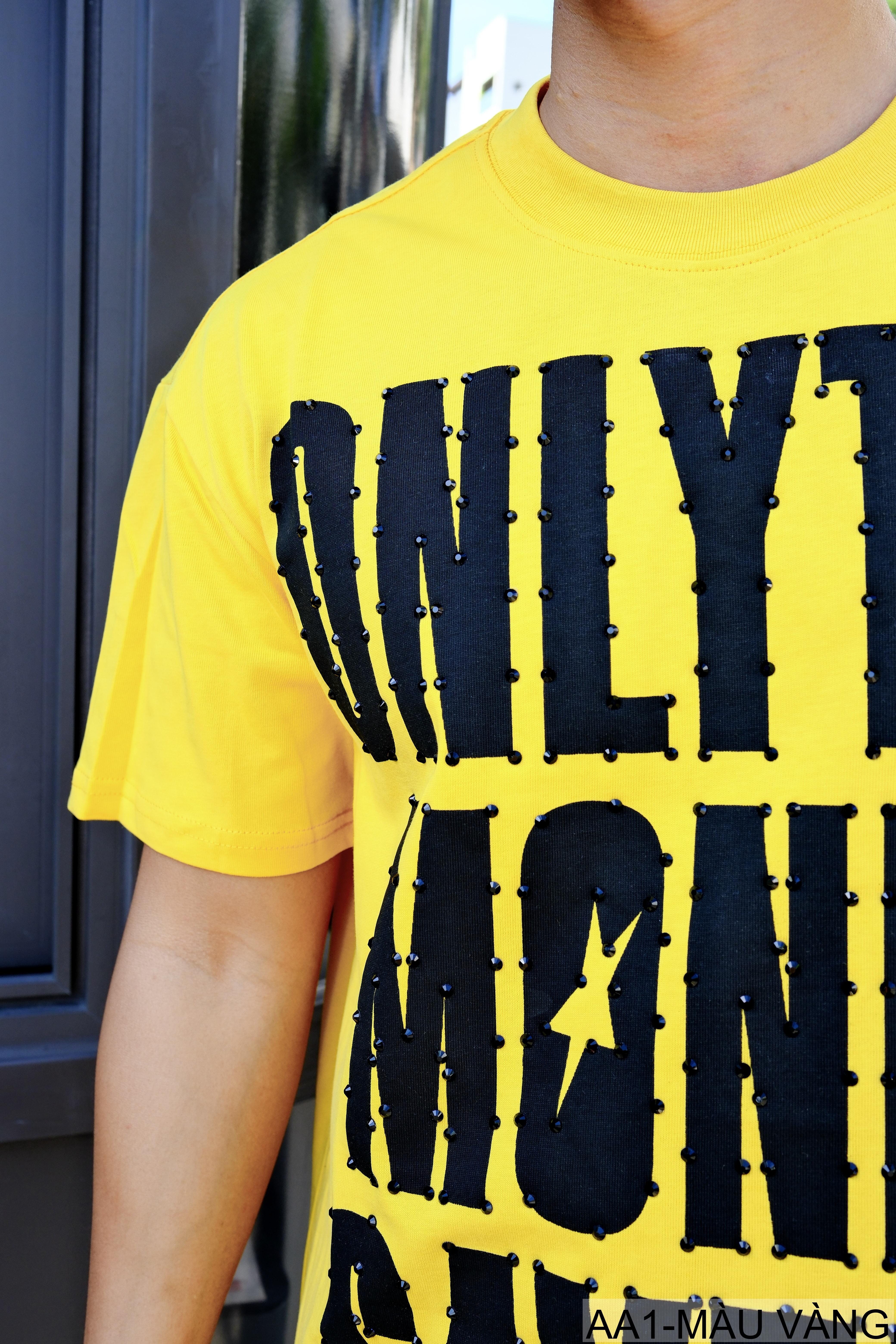 AA1 - Áo thun nam cổ tròn in chữ retro phong cách streetwear, cotton , dáng vừa vặn, 4 màu thời thượng_thumbnail_33