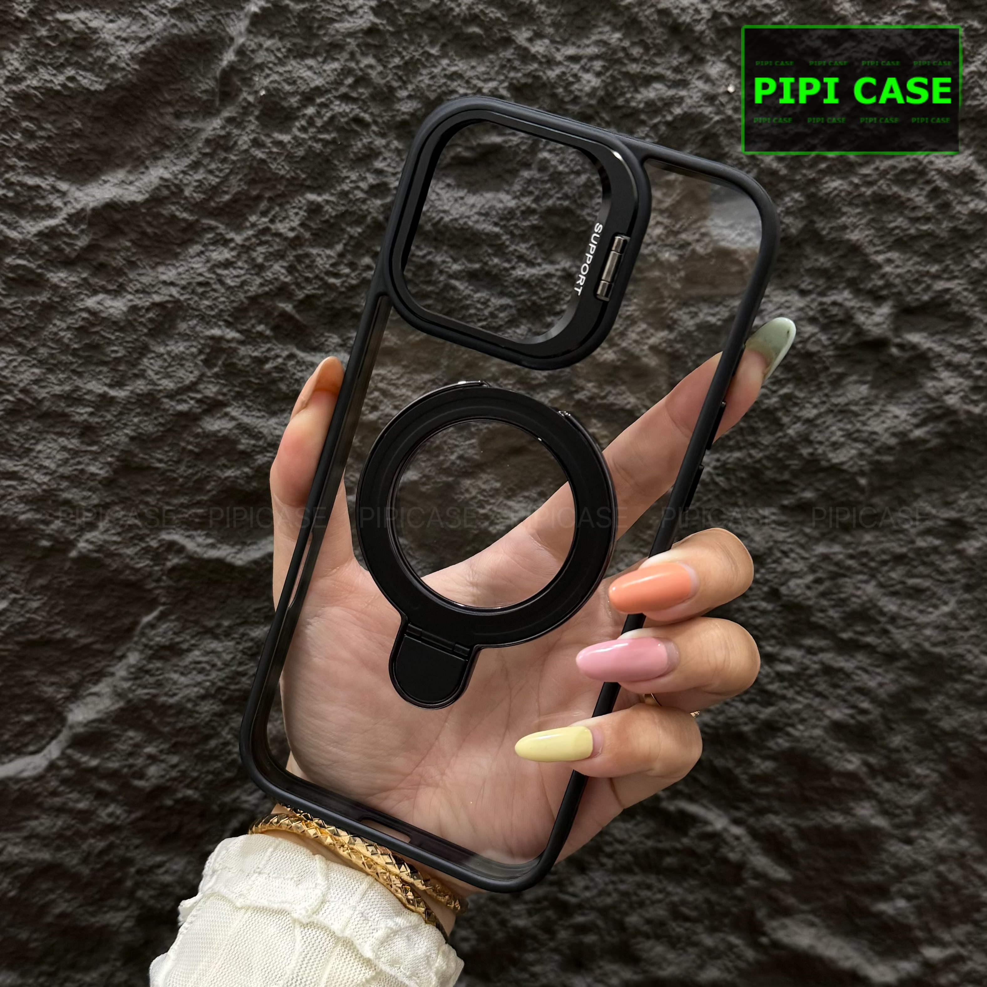 Ốp Lưng iPhone 12 Pro Max - Super Gone - Đen_thumbnail_2