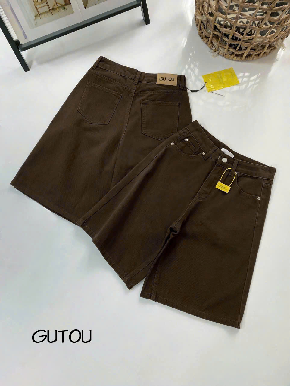 [ GUTOU ] Quần Jean Lửng New Basic_thumbnail_7