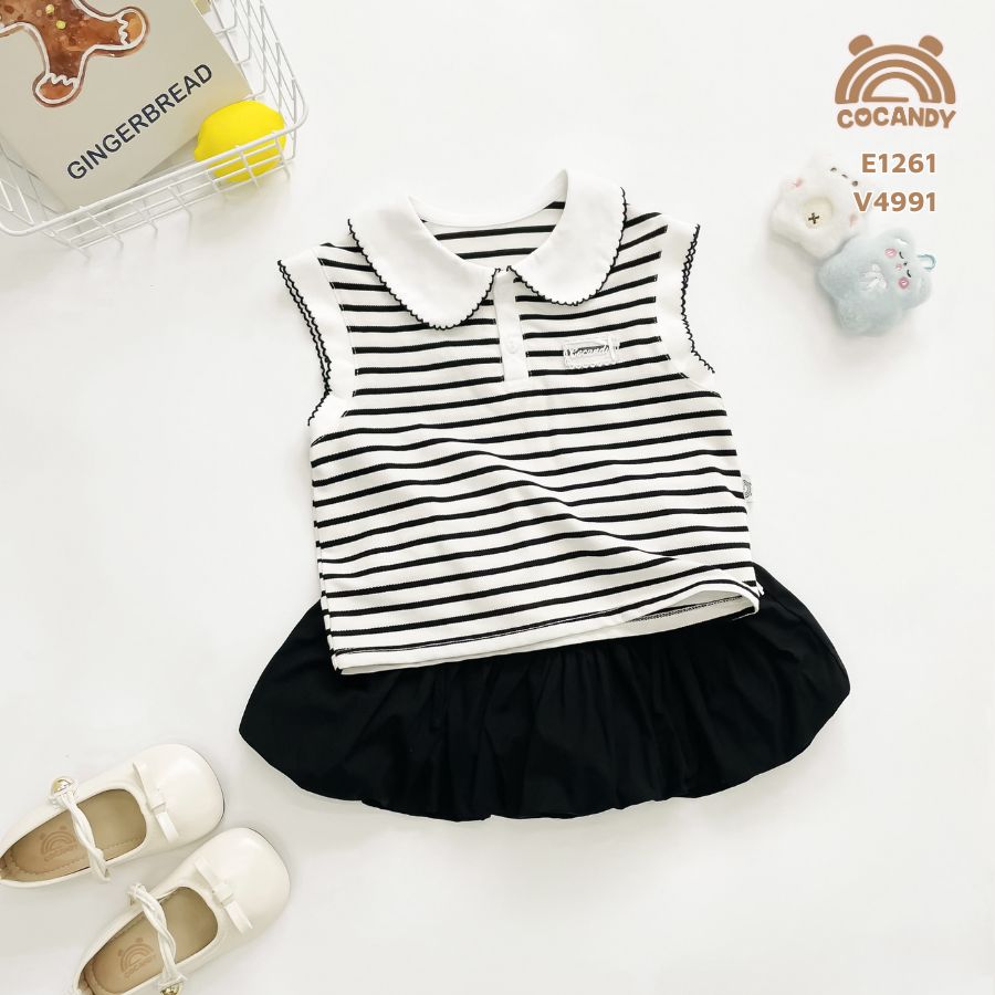 Chân váy cộc ĐEN form quả bí