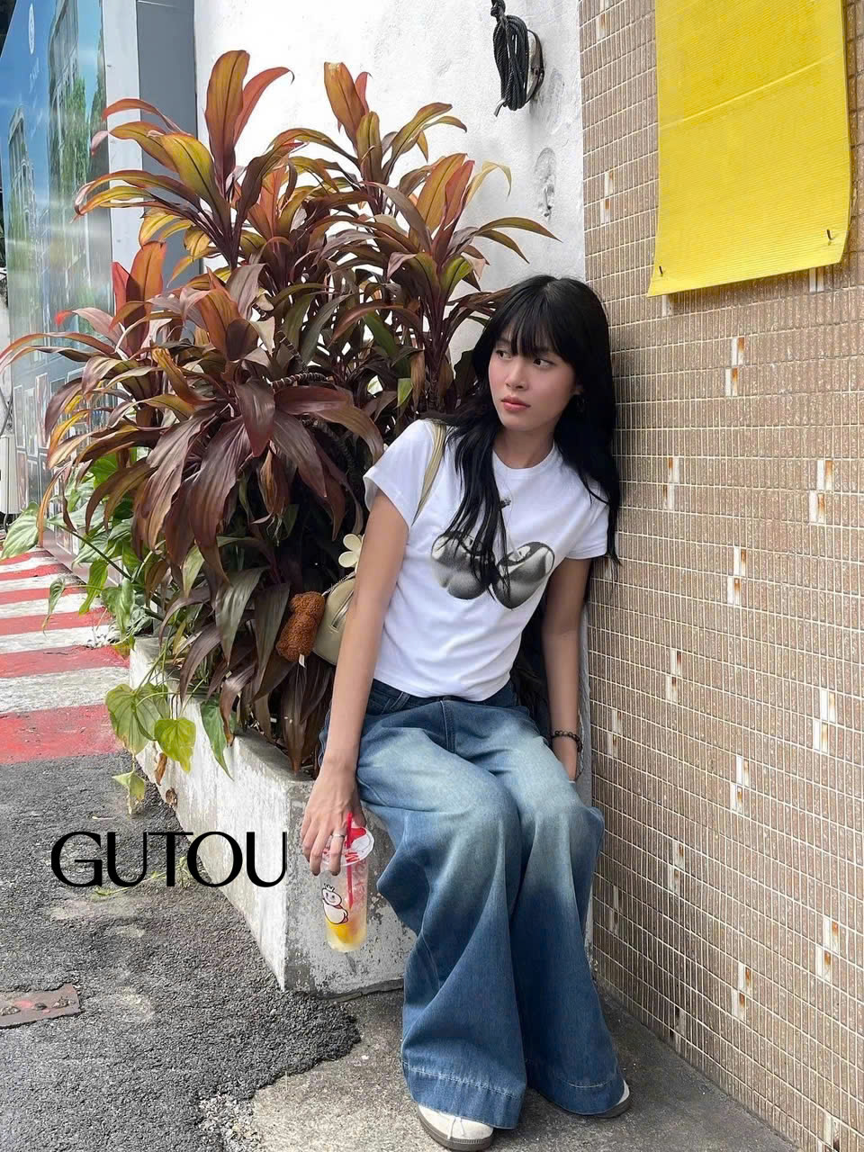 [ GUTOU ] Áo Thun In Hình Cherry Bling Tee_thumbnail_5