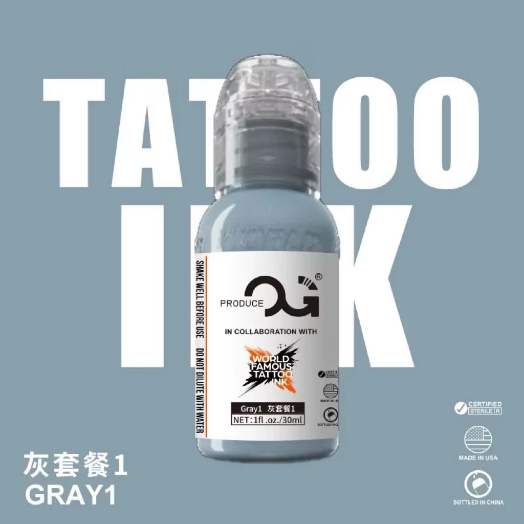 OG x World Famous Ink - Gray 1