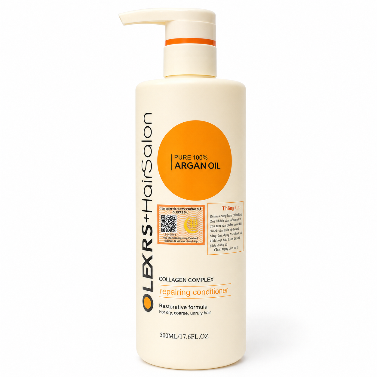Dầu Gội Argan Oil OLEXRS+ 500ml – Phục Hồi Tóc Hư Tổn