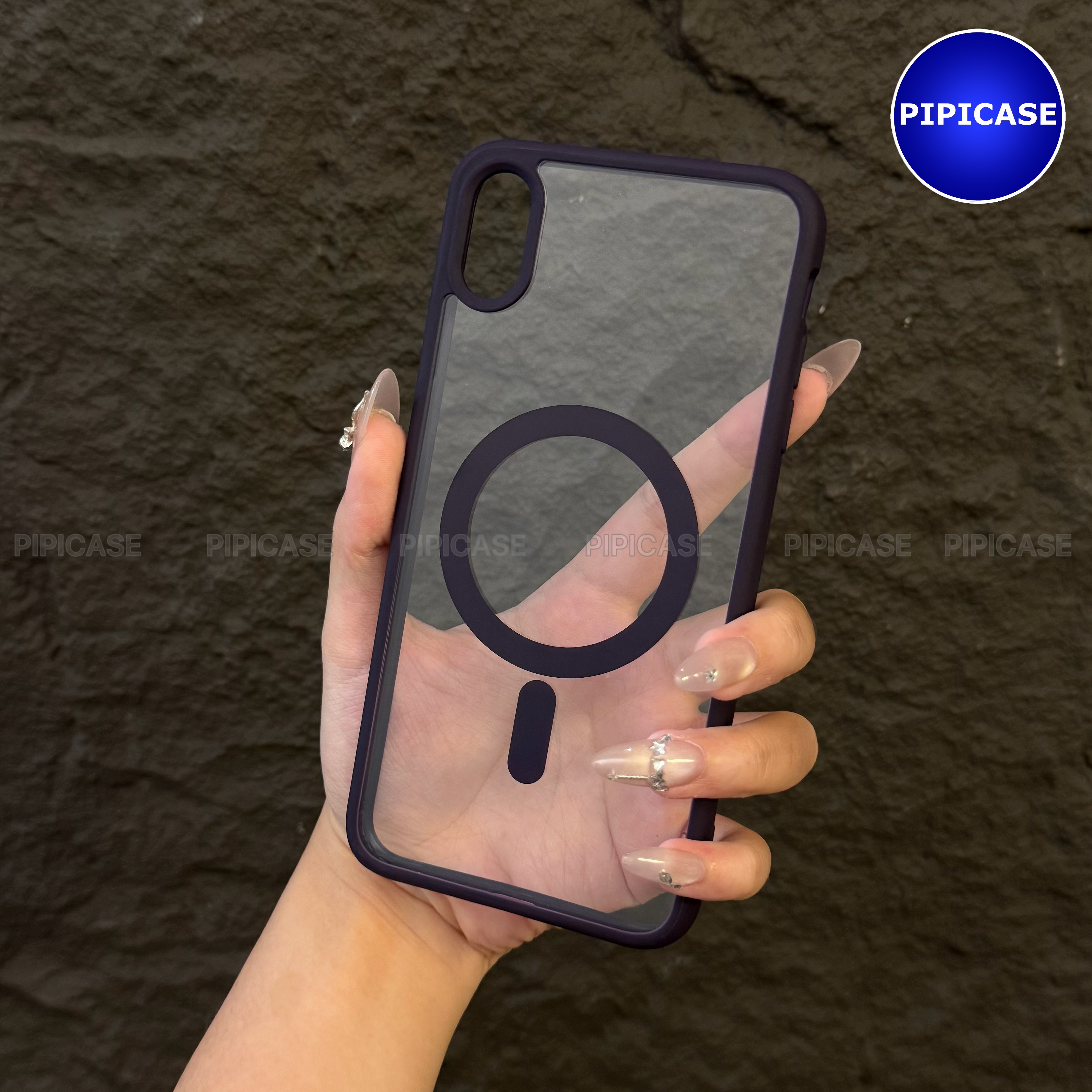 Ốp Lưng iPhone XS Max - Chic - Tím