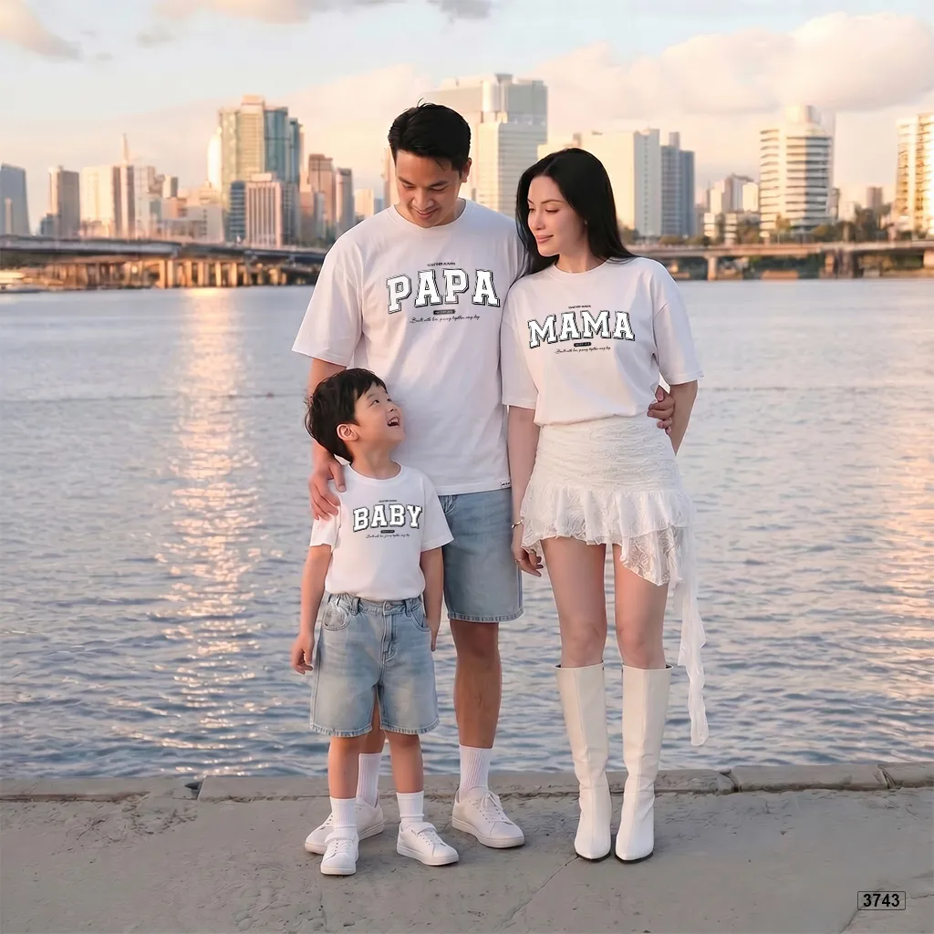 Áo thun gia đình bé và ba mẹ chất thoáng mát Kado 3743_thumbnail_5