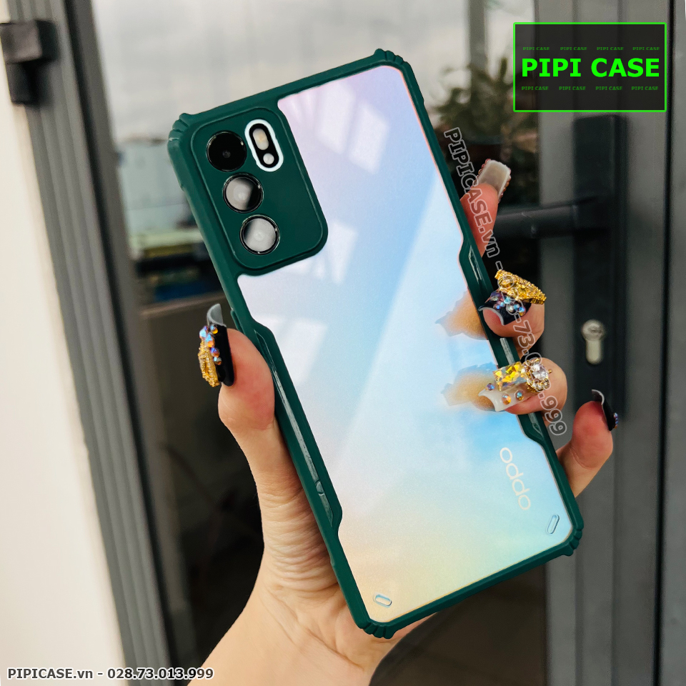 Ốp Lưng Oppo Reno 6 5G - Bigtal - Xanh Rêu