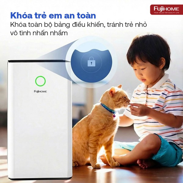 Máy lọc không khí thông minh Fujihome AP5Pro có kết nối điều khiển quả Wifi_thumbnail_8