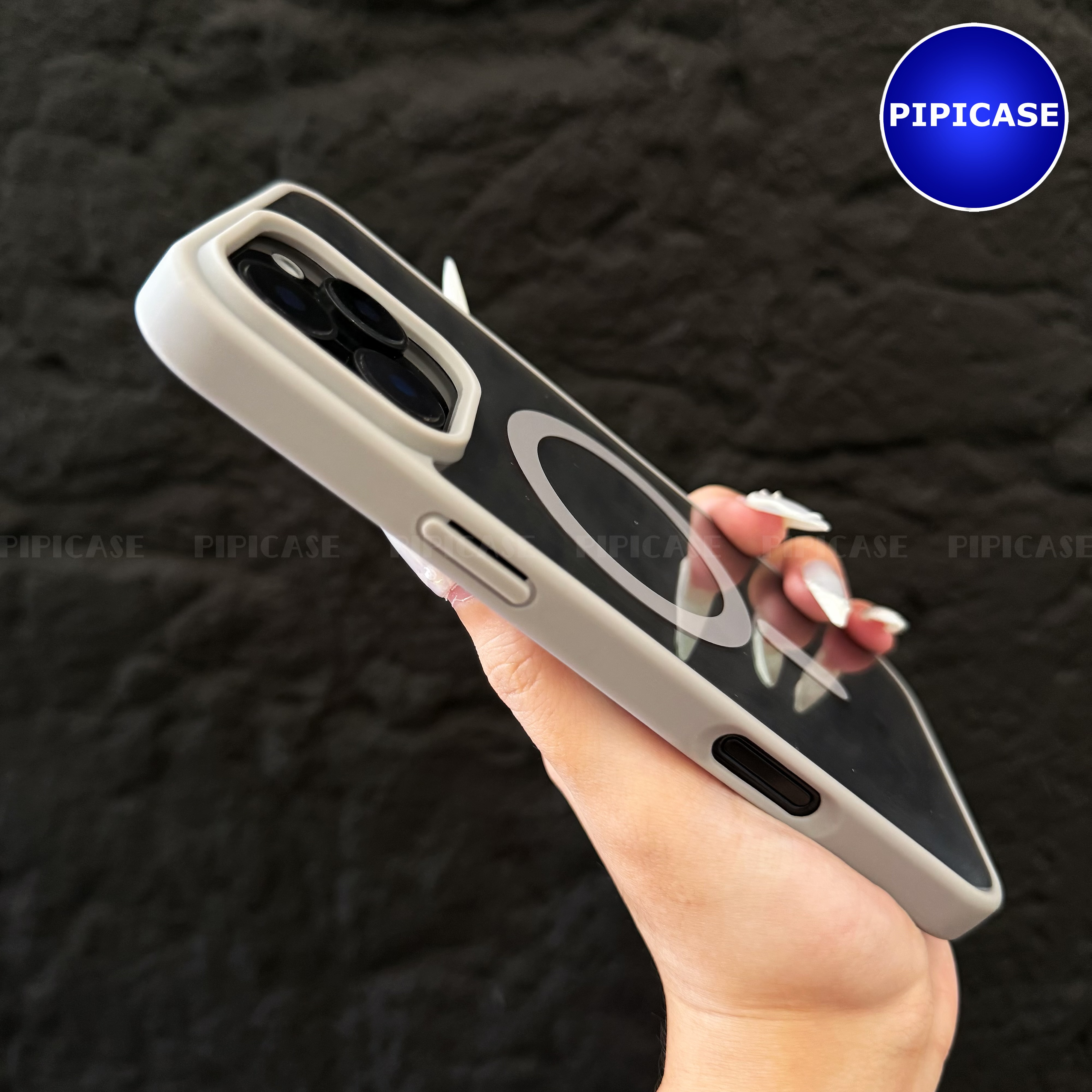 Ốp Lưng iPhone 16 Pro - Chic - Xám_thumbnail_9