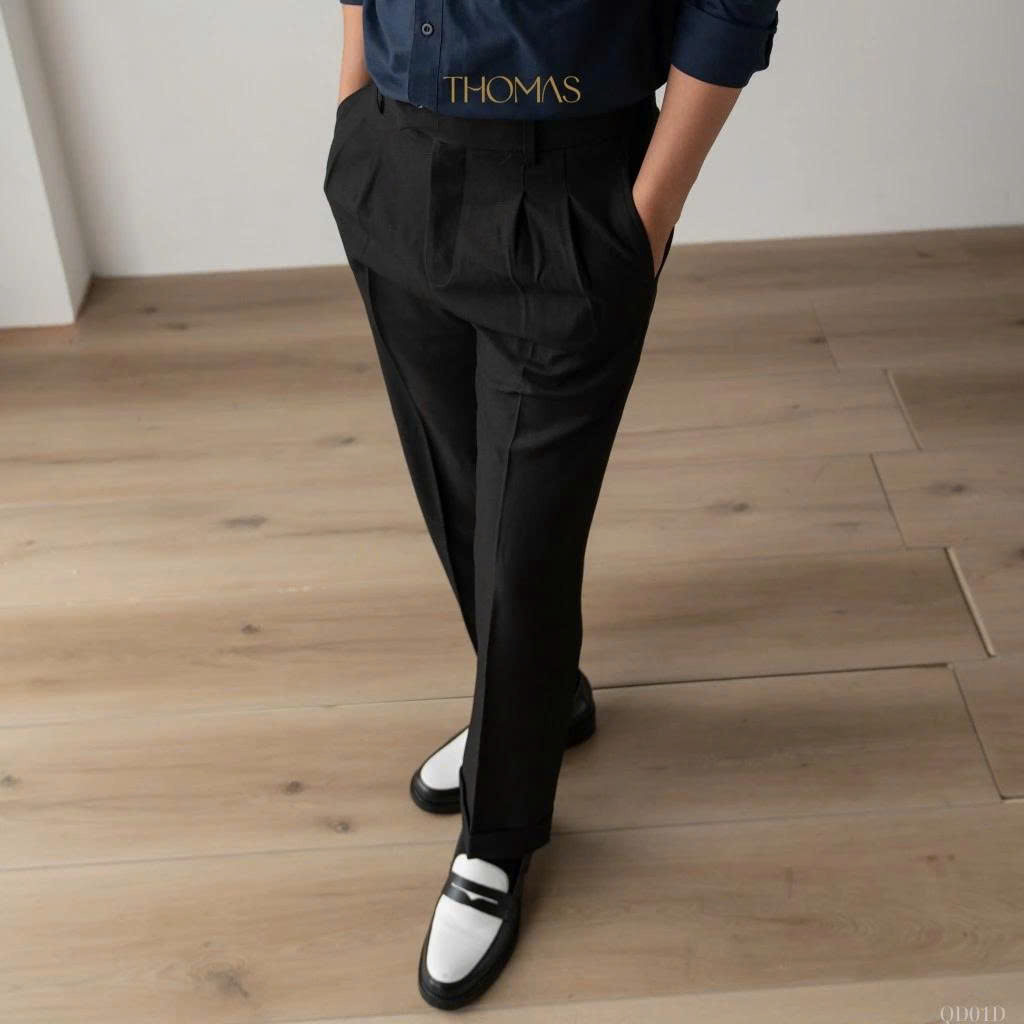 Quần Âu Merlin Trousers Lơ-Vê Vải Tuytsi Form Straight_thumbnail_3