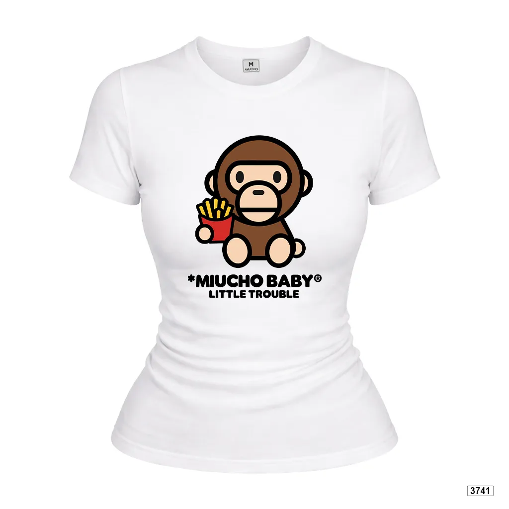 Áo thun babytee form ôm dáng ngắn hoạt hình Beezy 3741_thumbnail_0