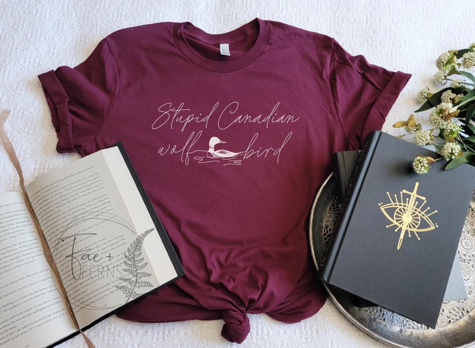 Canadian Wolf Bird T-shirt | Hockey Romance_thumbnail_6