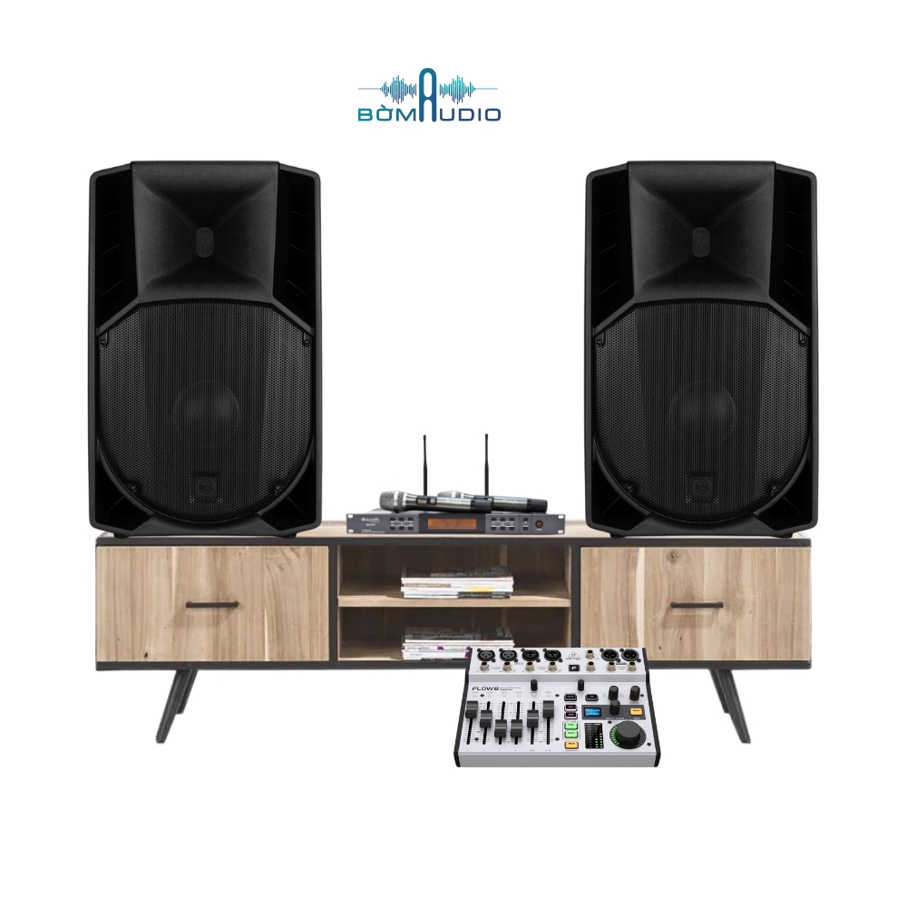 Combo Mixer BEHRINGER FLOW 8 + Micro DBACOUSTIC DB450II + Loa RCF ART 712-A MK5 - B310_thumbnail_0