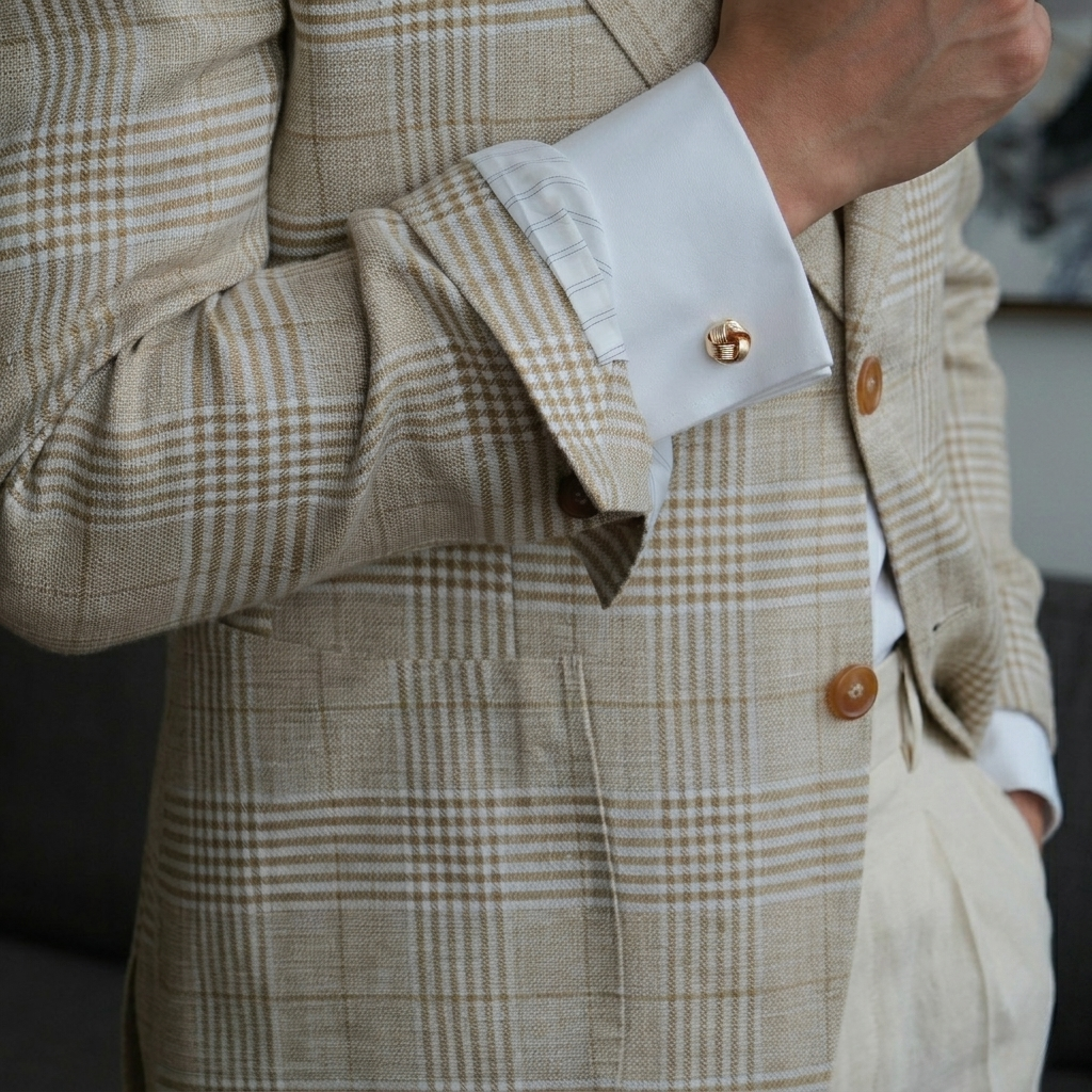 Áo Blazer The Continental Vải Linen_thumbnail_14