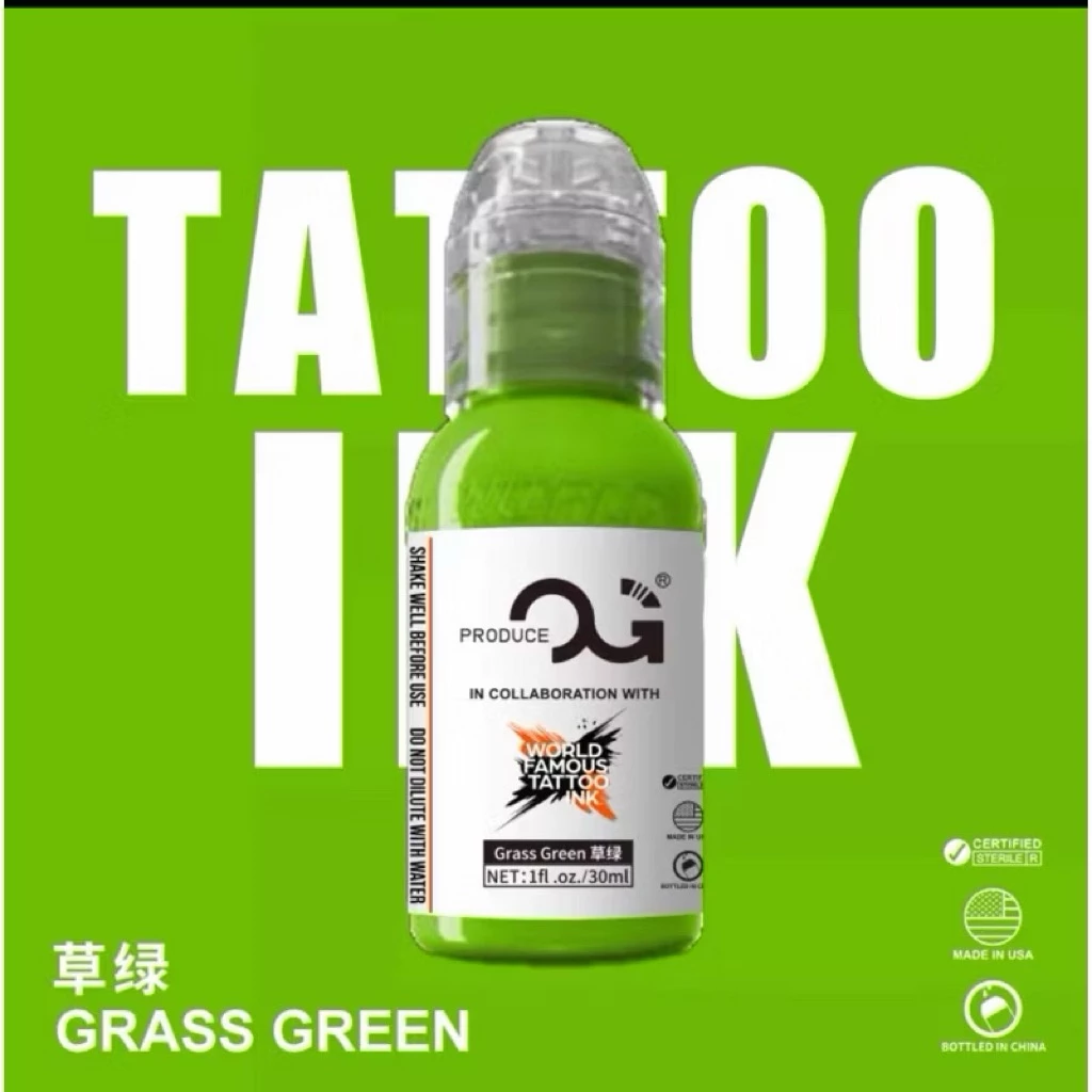 OG x World Famous Ink - Grass Green
