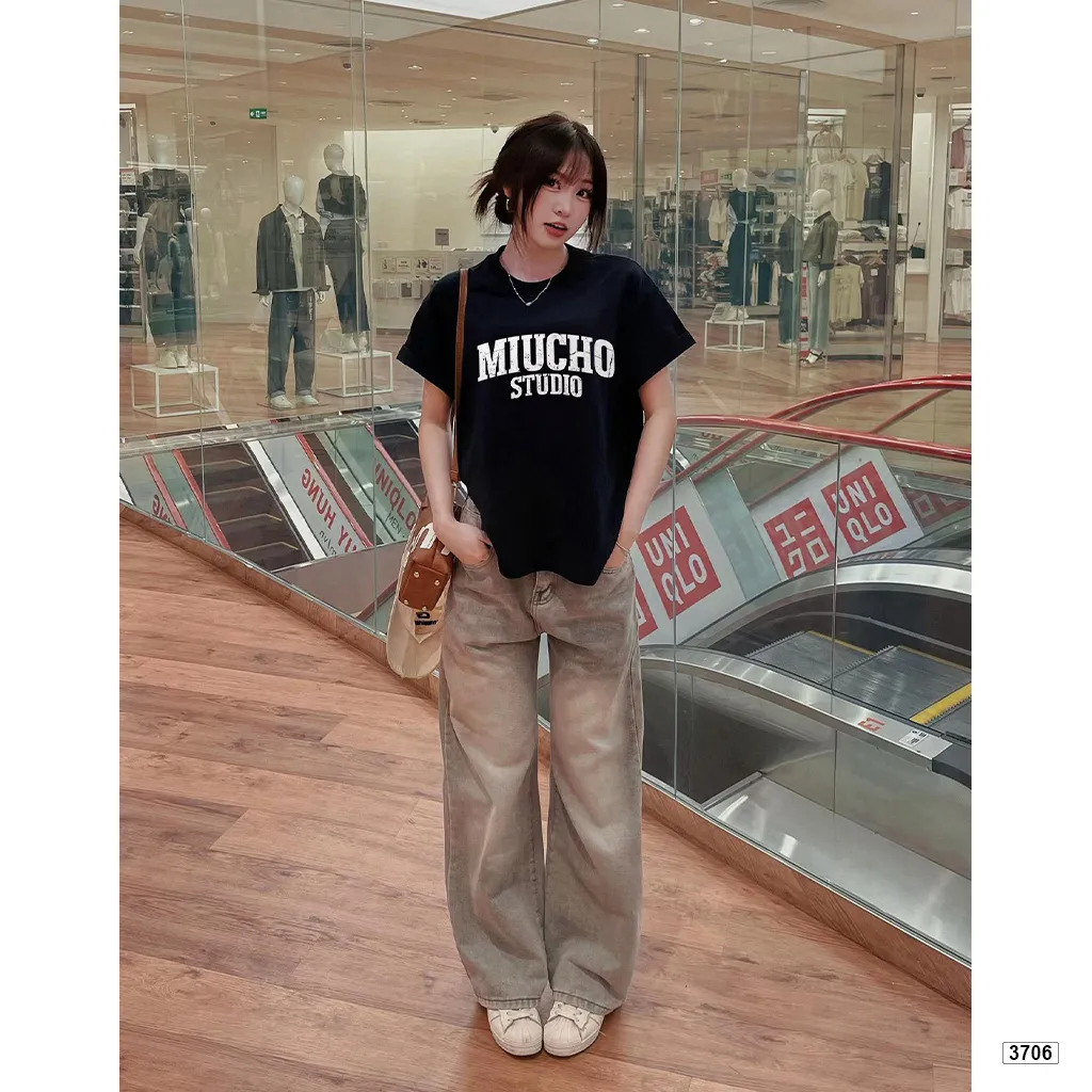 Áo thun boxy unisex phong cách đường phố Miucho Studio 3706_thumbnail_5