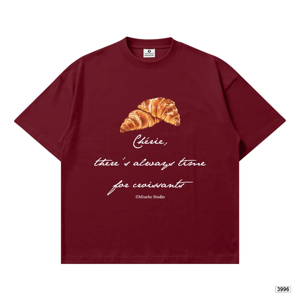 Áo thun boxy nữ in graphic Croissant đáng yêu Miucho 3996_thumbnail_17