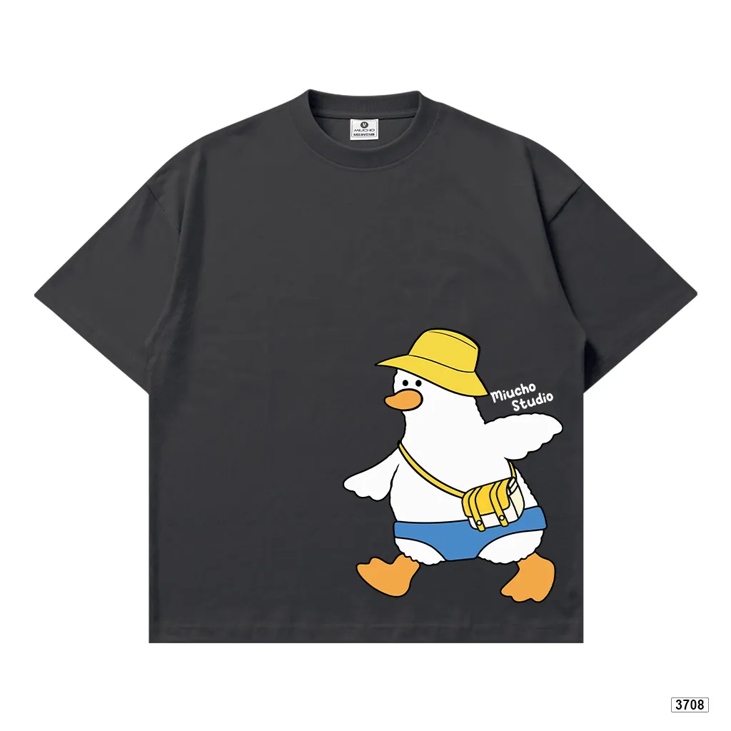 Áo thun form boxy vịt con đáng yêu Miucho 3708_thumbnail_13
