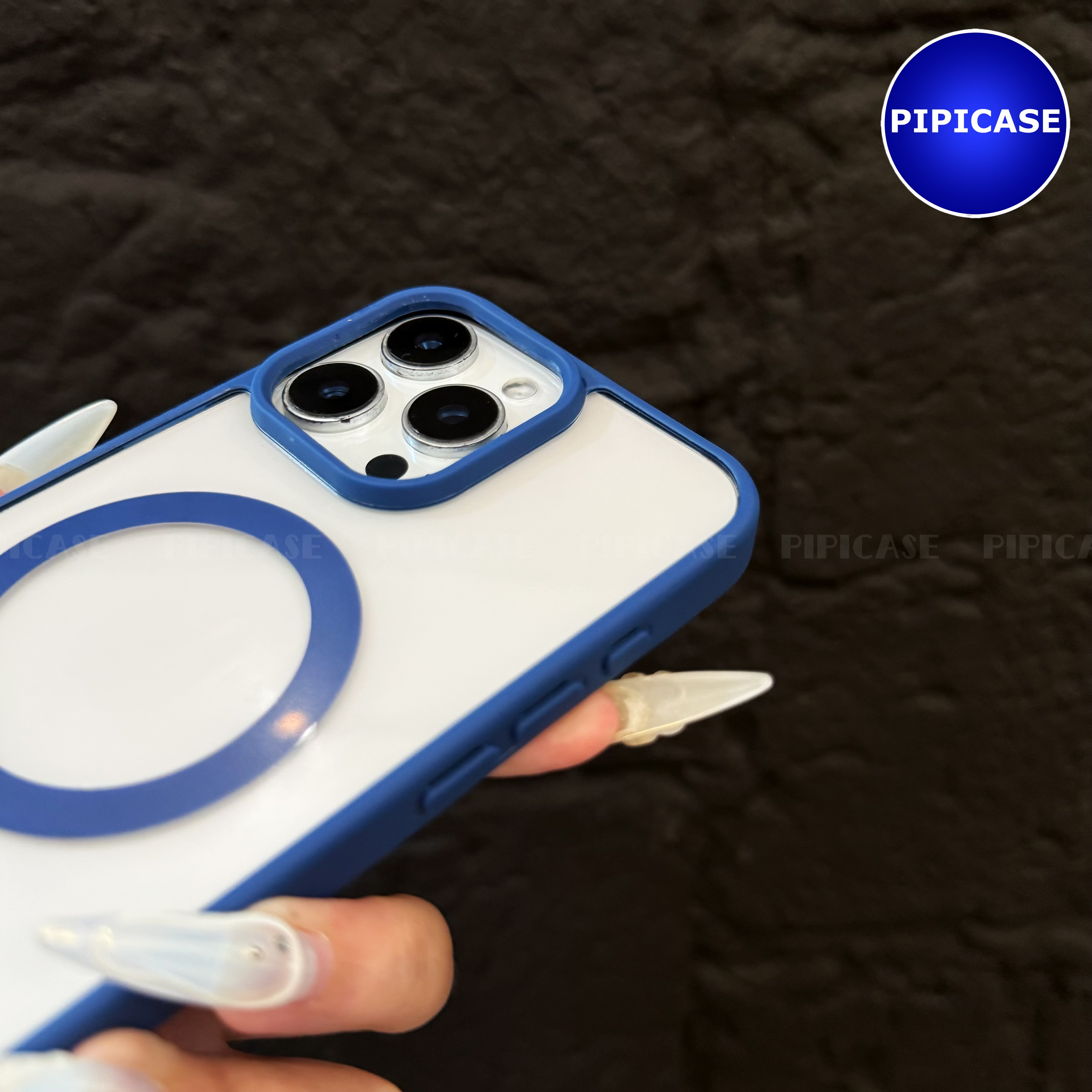 Ốp Lưng iPhone 16 Pro Max - Chic - Xanh Dương_thumbnail_5