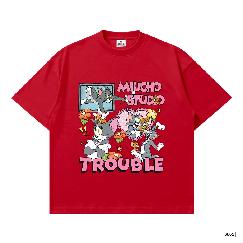 Áo thun nữ form boxy hoạt hình Mèo chuột Miucho 3665_thumbnail_14