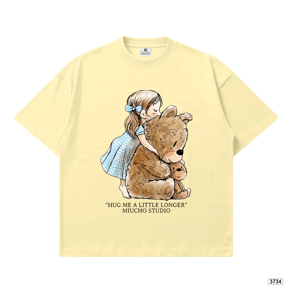 Áo thun boxy nữ phong cách dễ thương hoạt hình gấu Miucho 3734_thumbnail_8