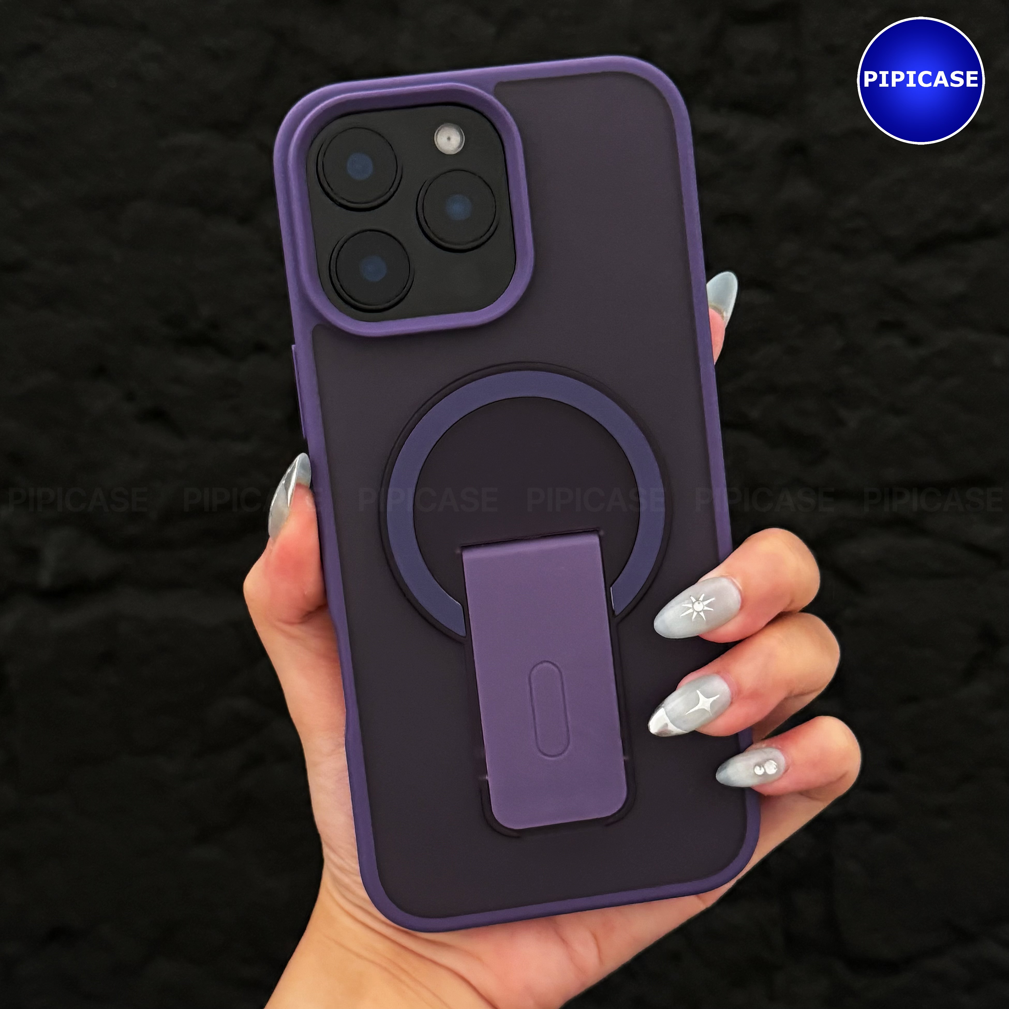 Ốp Lưng iPhone 16 Pro Max - Quin - Tím Đậm_thumbnail_20