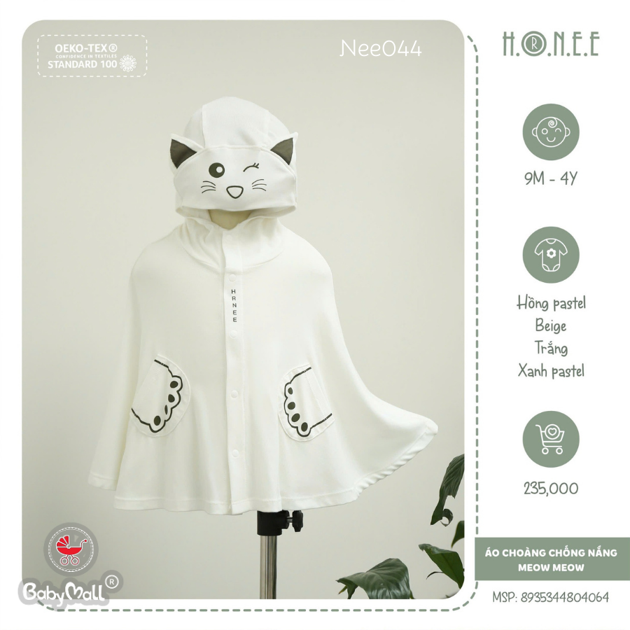 Áo choàng chống nắng Meow HRNEE_thumbnail_2