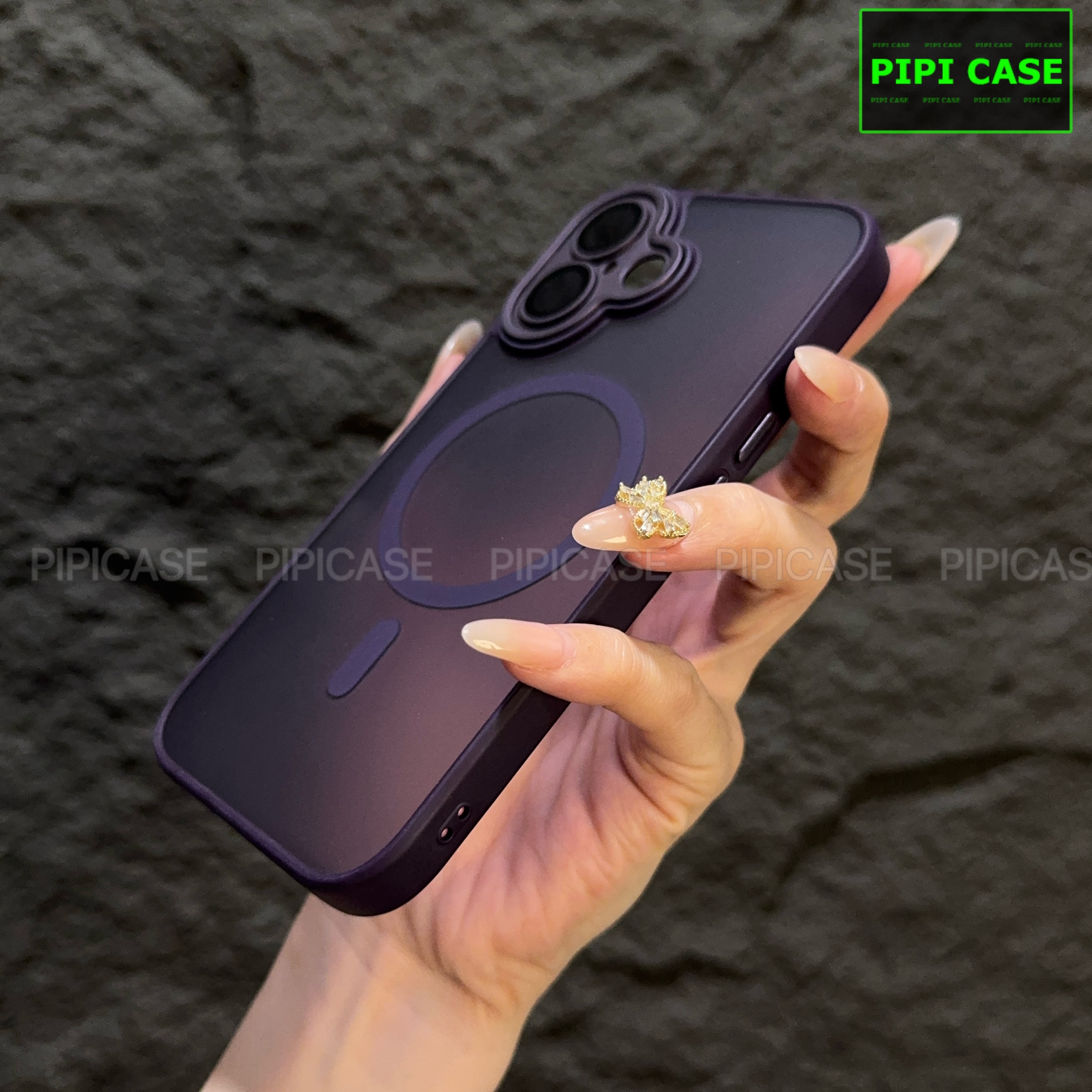Ốp Lưng iPhone 16 - Kao - Tím Đậm_thumbnail_1