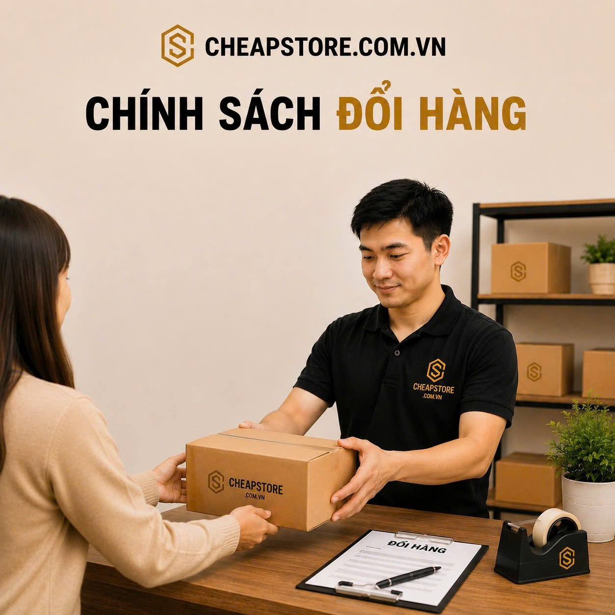 CHÍNH SÁCH ĐỔI HÀNG