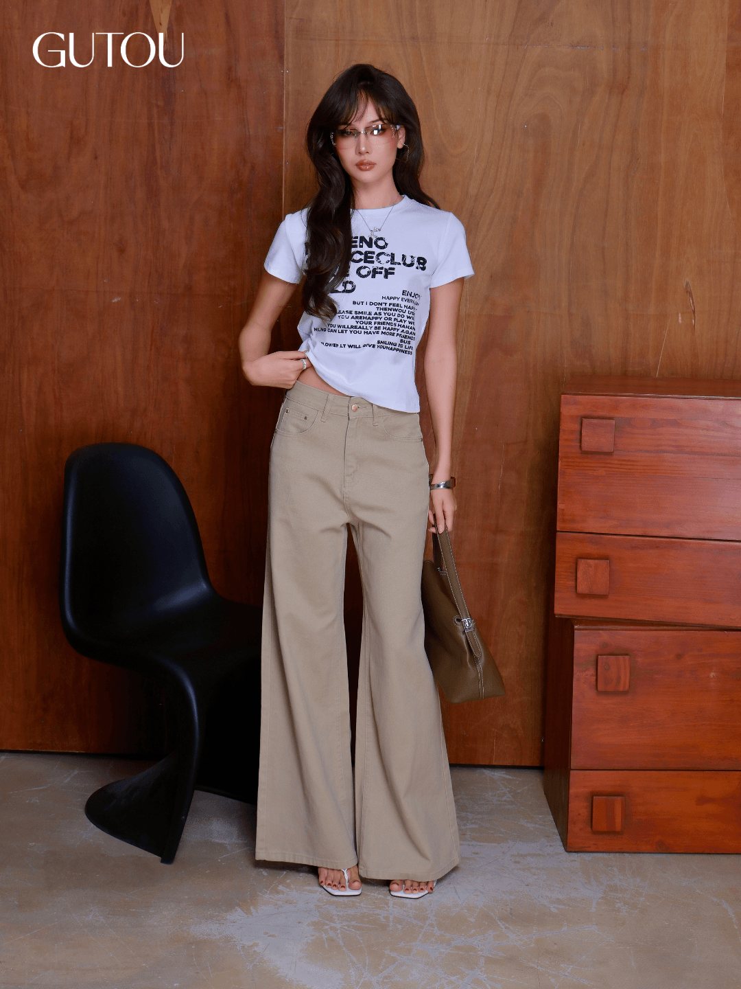 [ GUTOU ] Quần Jean Suông Flaree Trendy_thumbnail_3