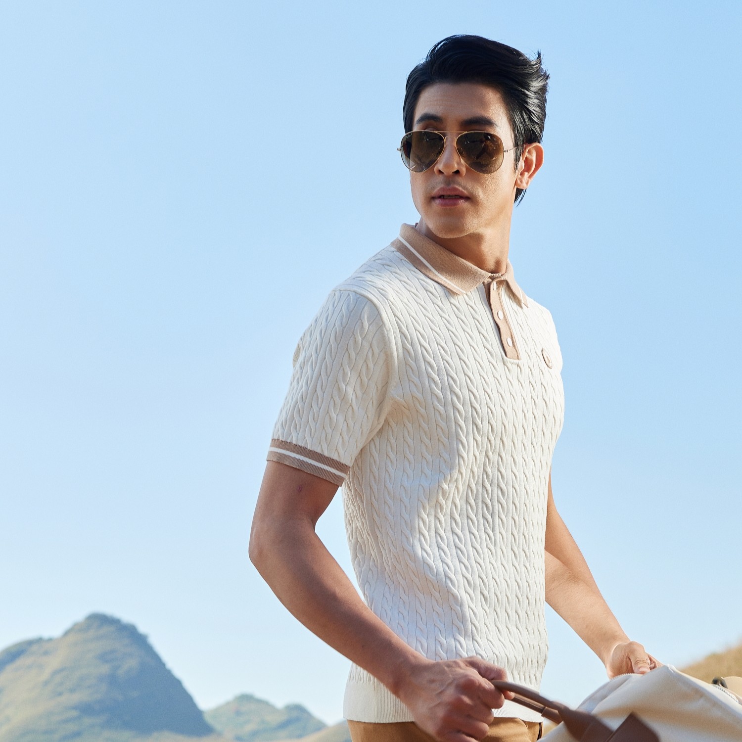 Áo Polo Dệt Kim Ngắn Tay - Nam_thumbnail_3