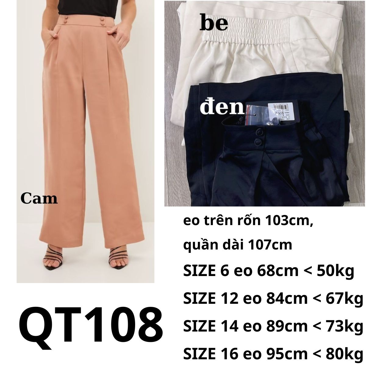 QT108-Quần tây Portmans