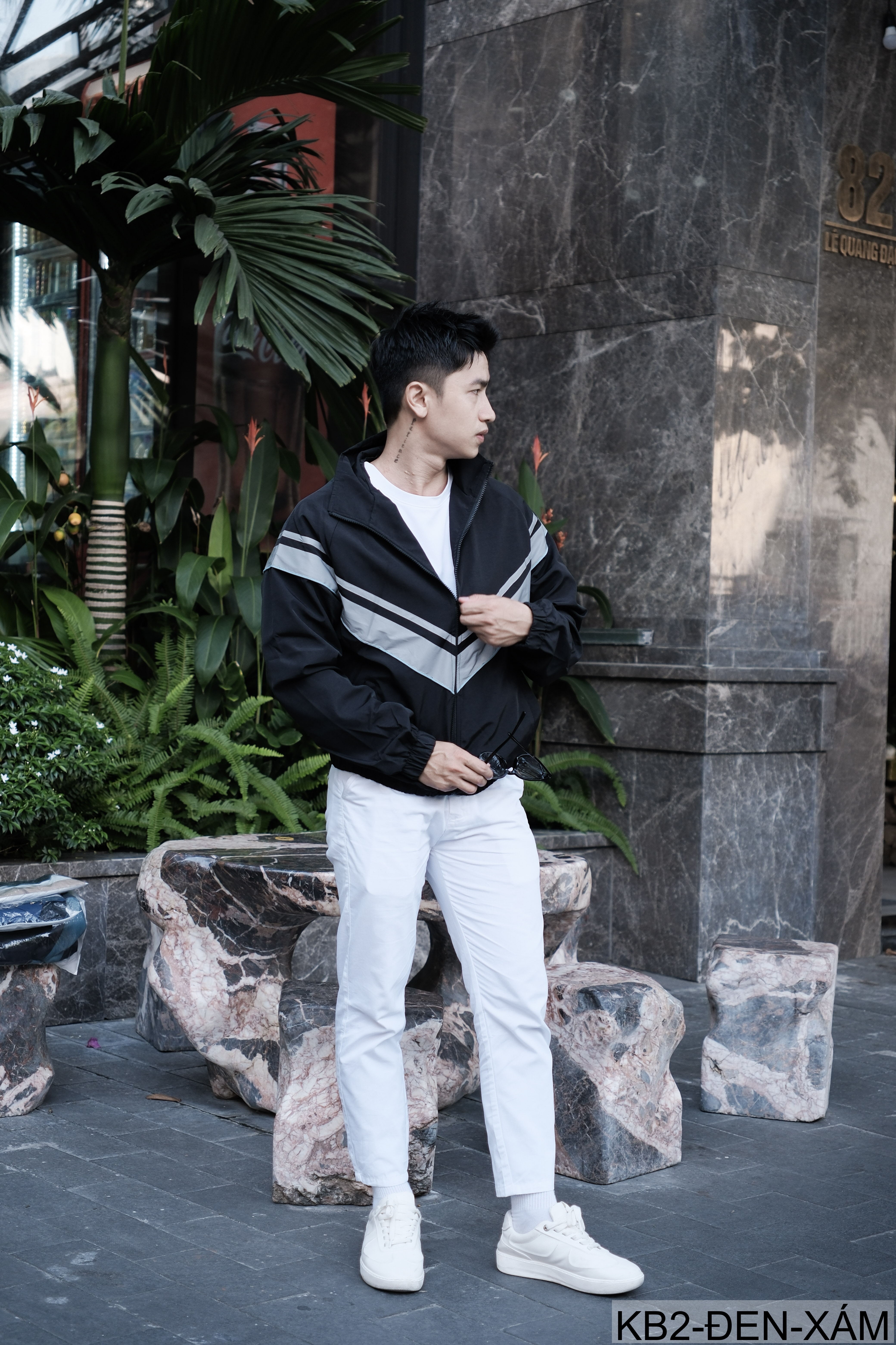 KB2 - Áo khoác nam cổ bẻ phong cách Hong Kong, form rộng, in họa tiết sọc V thời trang_thumbnail_17