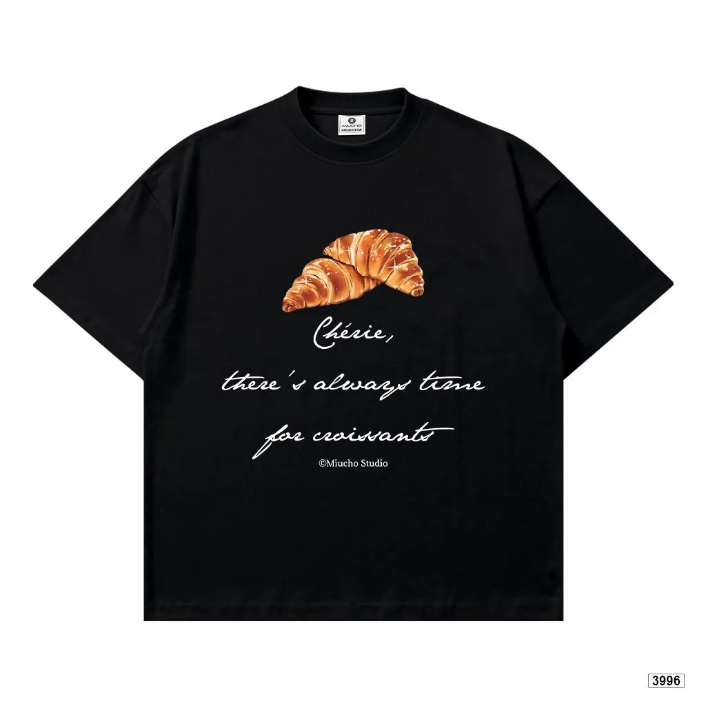 Áo thun boxy nữ in graphic Croissant đáng yêu Miucho 3996_thumbnail_10