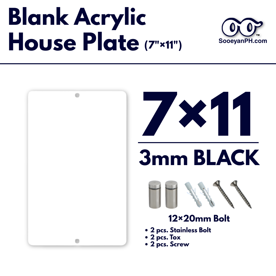 7×11 — Blank Acrylic House Plate_thumbnail_4