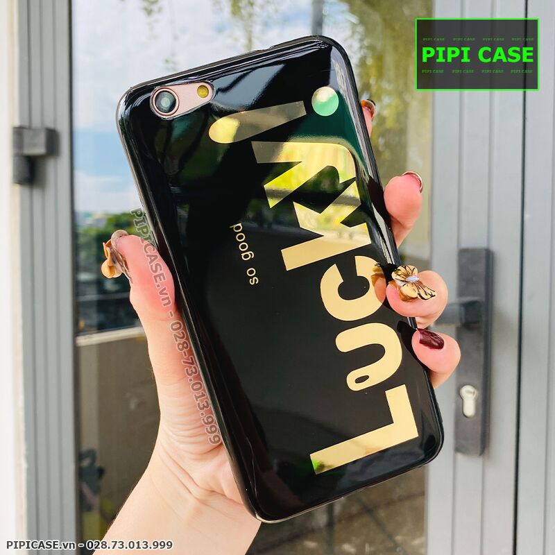 Ốp Lưng Oppo F3 - Lucky - Đen