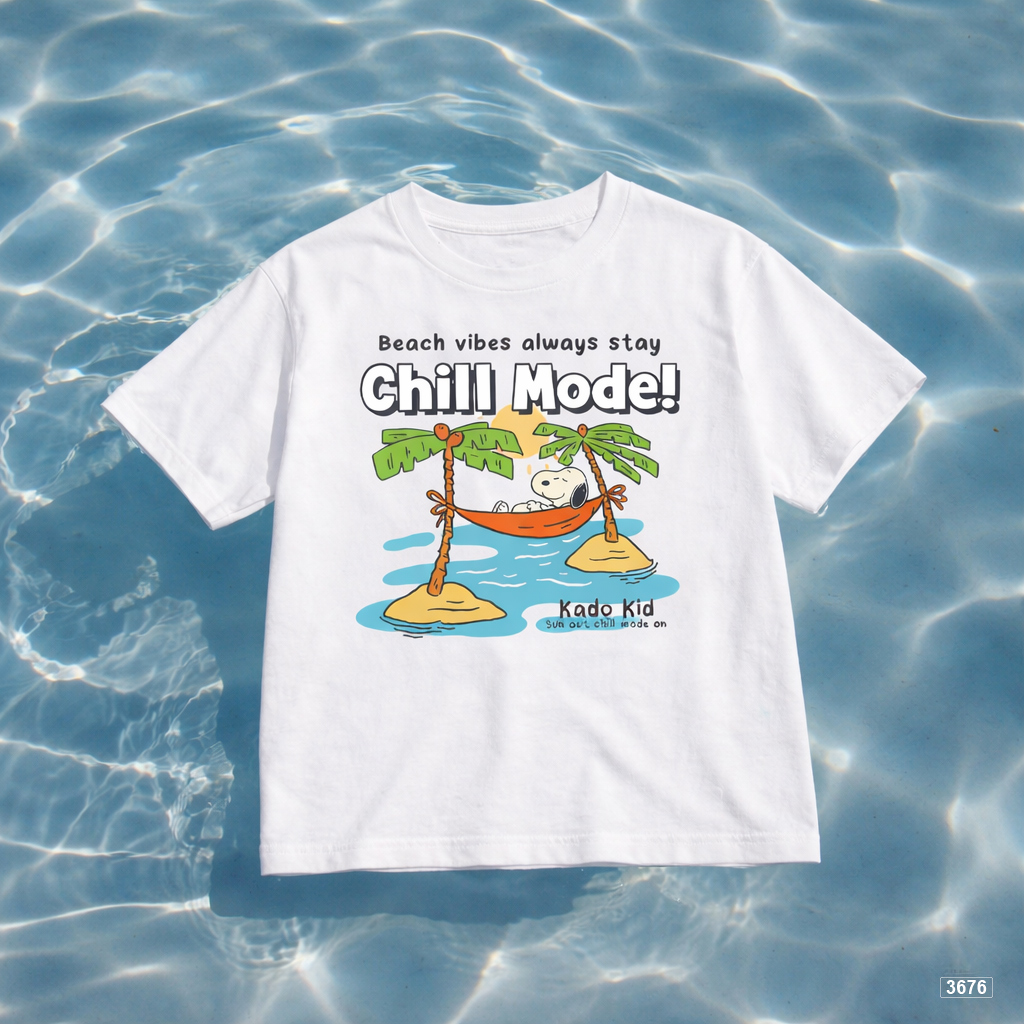 Áo thun trẻ em mùa hè Chill mode Kado 3676_thumbnail_6