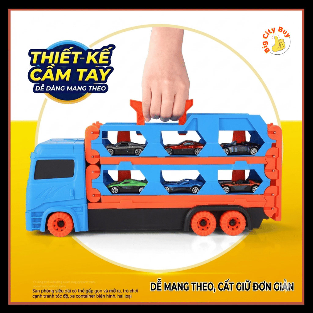 Xe Container Đường Ray Đua Xe Thần Kì 1M65 Cho Bé – Đồ Chơi Giải Trí Tăng Tư Duy Tương Tác Thông Minh BigcityBuy 332XCDR_thumbnail_3